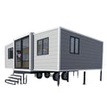 Prefabricated Container House Mobile Modular Wooden Living Unit for Farmhouse Office Hotel Shop 20ft 40ft Sandwich Panel