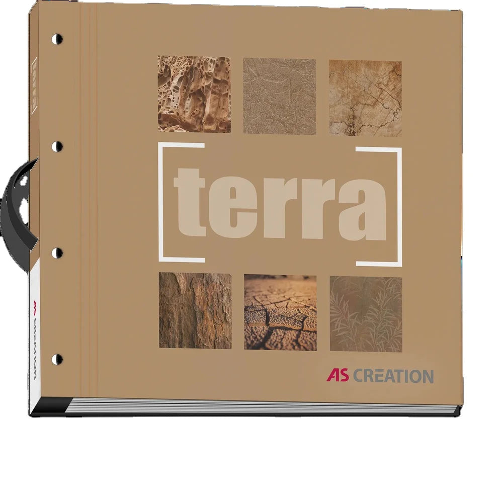 Made in Germany Non Woven Wallpaper Sample Book Modern Design Collection Premium Samples for Hospital Mall Use Home Decor Terra