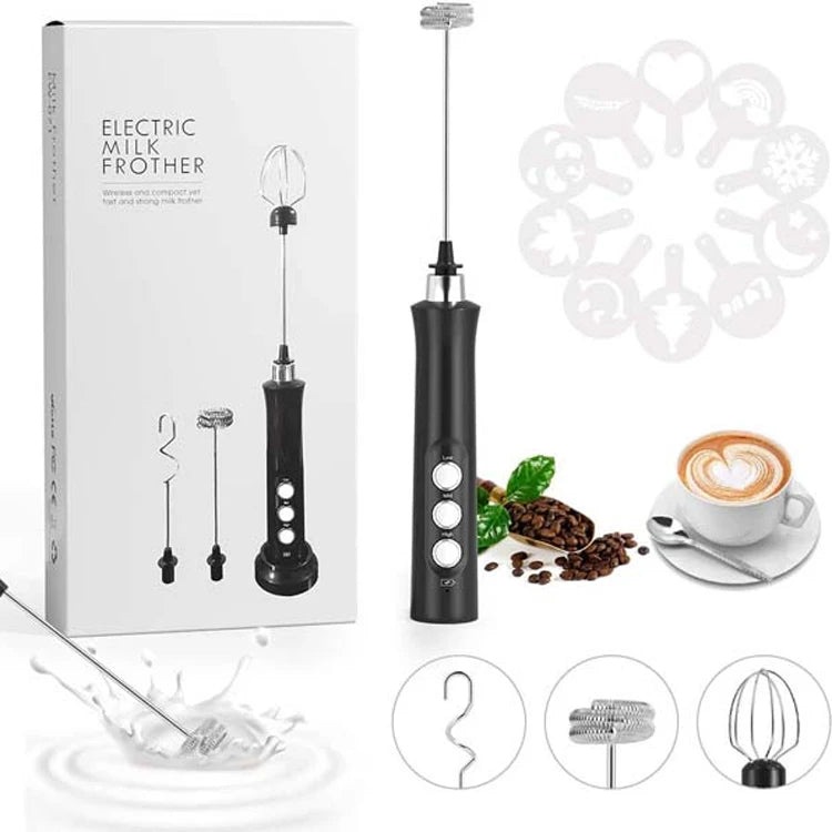 Automatic Kitchenware Egg Whisk Handheld Electric Milk Frother for Coffee