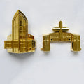 20# Customized Color High Polished Plastic Casket Coffin Ornaments Import Casket Corner