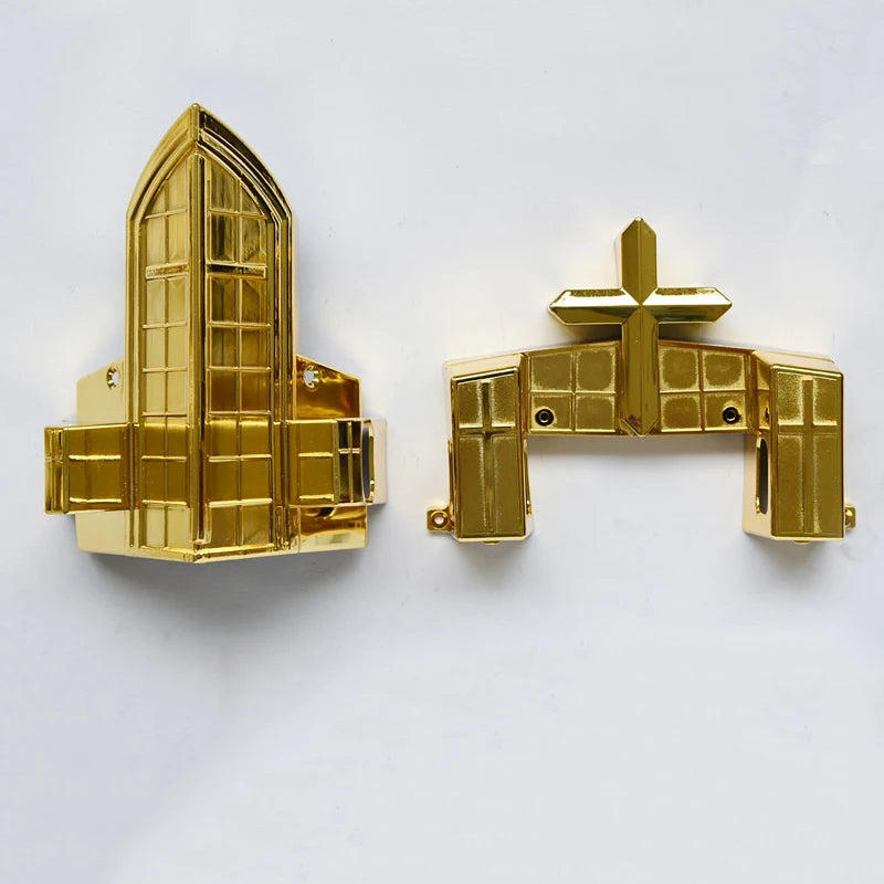 20# Customized Color High Polished Plastic Casket Coffin Ornaments Import Casket Corner