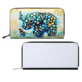 Clutch Blank Sublimation Surface PU Sublimation Fasion Wallet with Zipper Women Wallet Cute