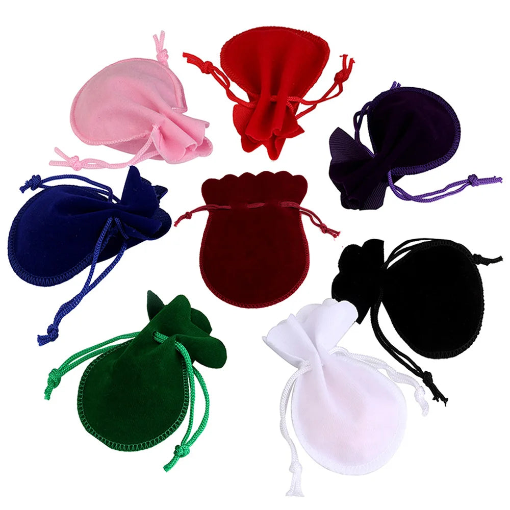 Luxury Velvet Gourd Gifts Bag Recyclable Drawstring Christmas Candy Bag Wedding Favor Jewelry Pouches