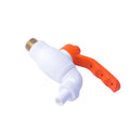 Popular Middle Eastern Market Ppr Pipe Fittings White Brass Male Thread Faucet for Plastic Basin Faucet Water Tap for Kitchen