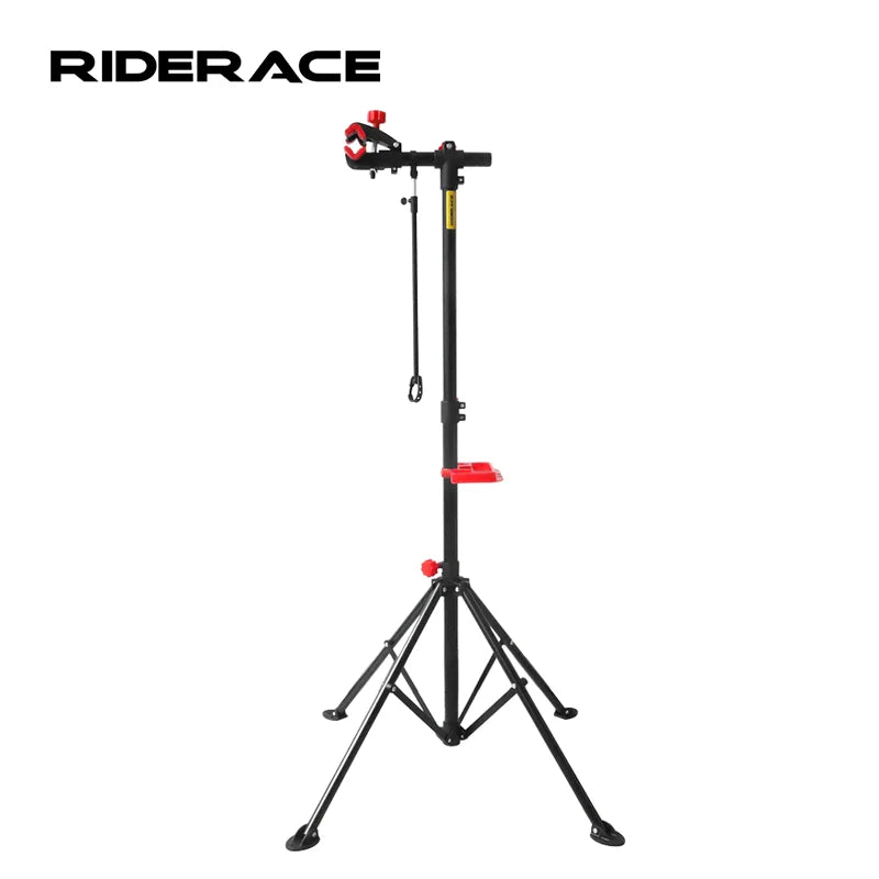 RIDERACE Bicycle Repair Stand Parking Rack Durable Aluminum Alloy Adjustable Road Bike Storage Display Maintenance Holder