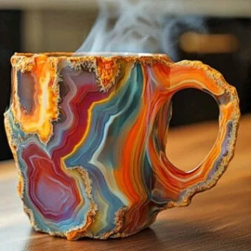 New Product Ideas 2025 Promotional Business Gifts Mineral Crystal Coffee Mugs Gifts Coffee Mug Tea Cup Gift Mug MegaBDM