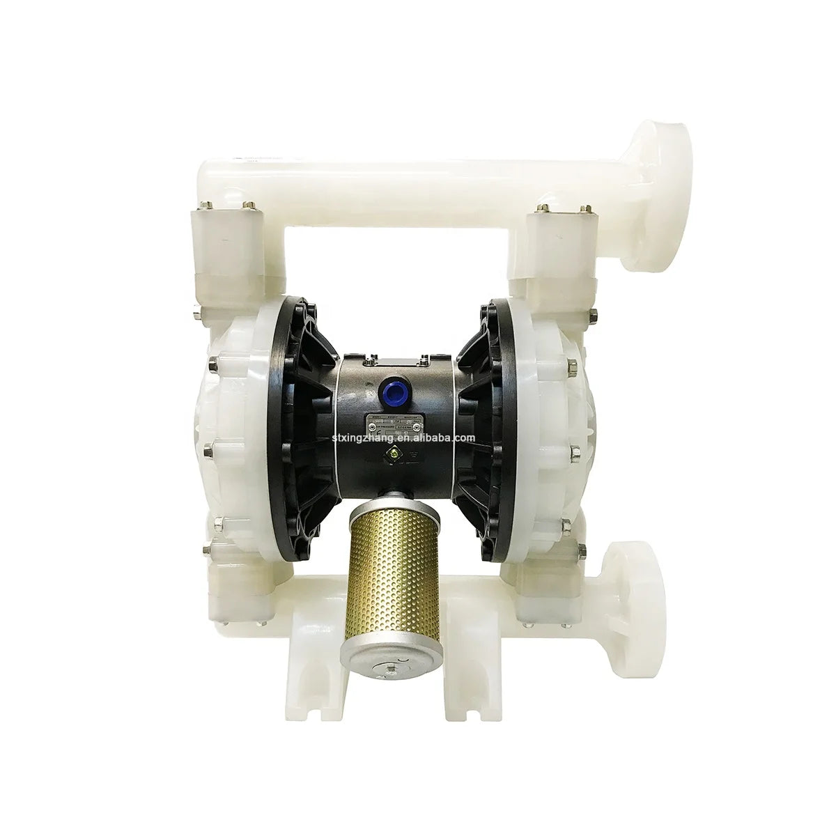 Polypropylene Chemical Acid Pneumatic Pump 379L/min 1.5" 1-1/2" Inlet Outlet