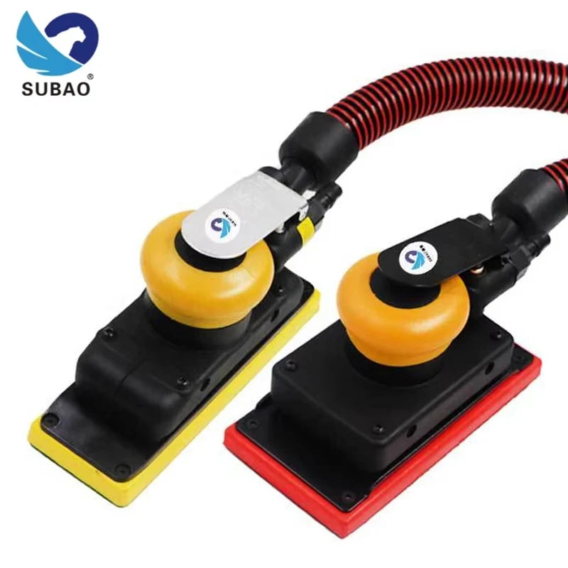 98A Rectangular Pneumatic Dry Sander 70x198mm Adjustable Speed Air Sandpaper Machine For Auto Paint Putty MegaBDM