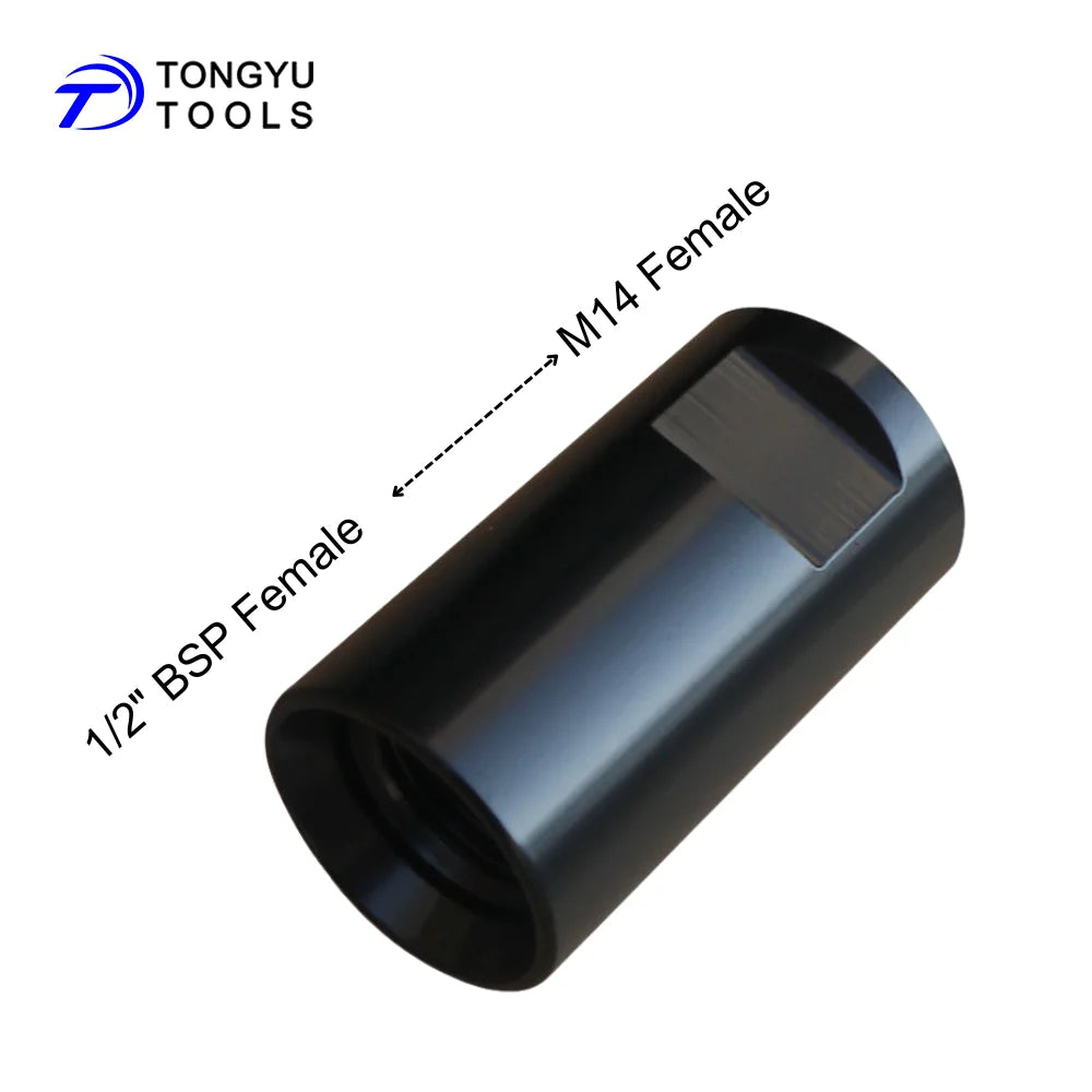 1/2" BSP Female to M14 Female Thread Adapter Heavy Duty Connector Coupling Converter for Diamond Core Drill Bit Angle Grinder