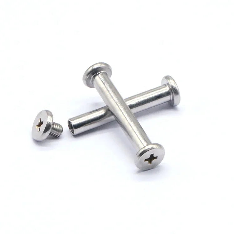 Stainless Steel 304 Aluminium Brass Metric Slotted Phillips Drive Male Female Post Self Clinching Screw Rivet Silver Plated
