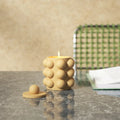 Nicole New Orb Decoration Candle Jar Holder Silicone Molds Concrete Cement Candle Vessel Silicone Mould