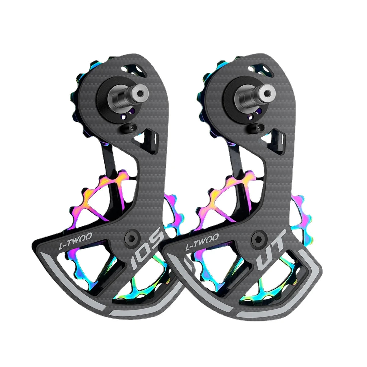 LTWOO 11-Speed Rear Derailleurs Guide Wheel Carbon Fiber Bicycle Pulley Wheel Set Ceramic Bearing Compatible 105/UT/Ultegra/DURA