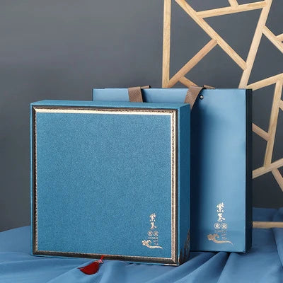 High Grade Fuding White Tea Cake Packaging Box Pu'er Tea Cake Tea Tin Packaging With Gift Box
