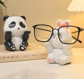 Cartoon Panda Resin Glasses Frame Cute Bunny Office Desktop Glasses Display Rack