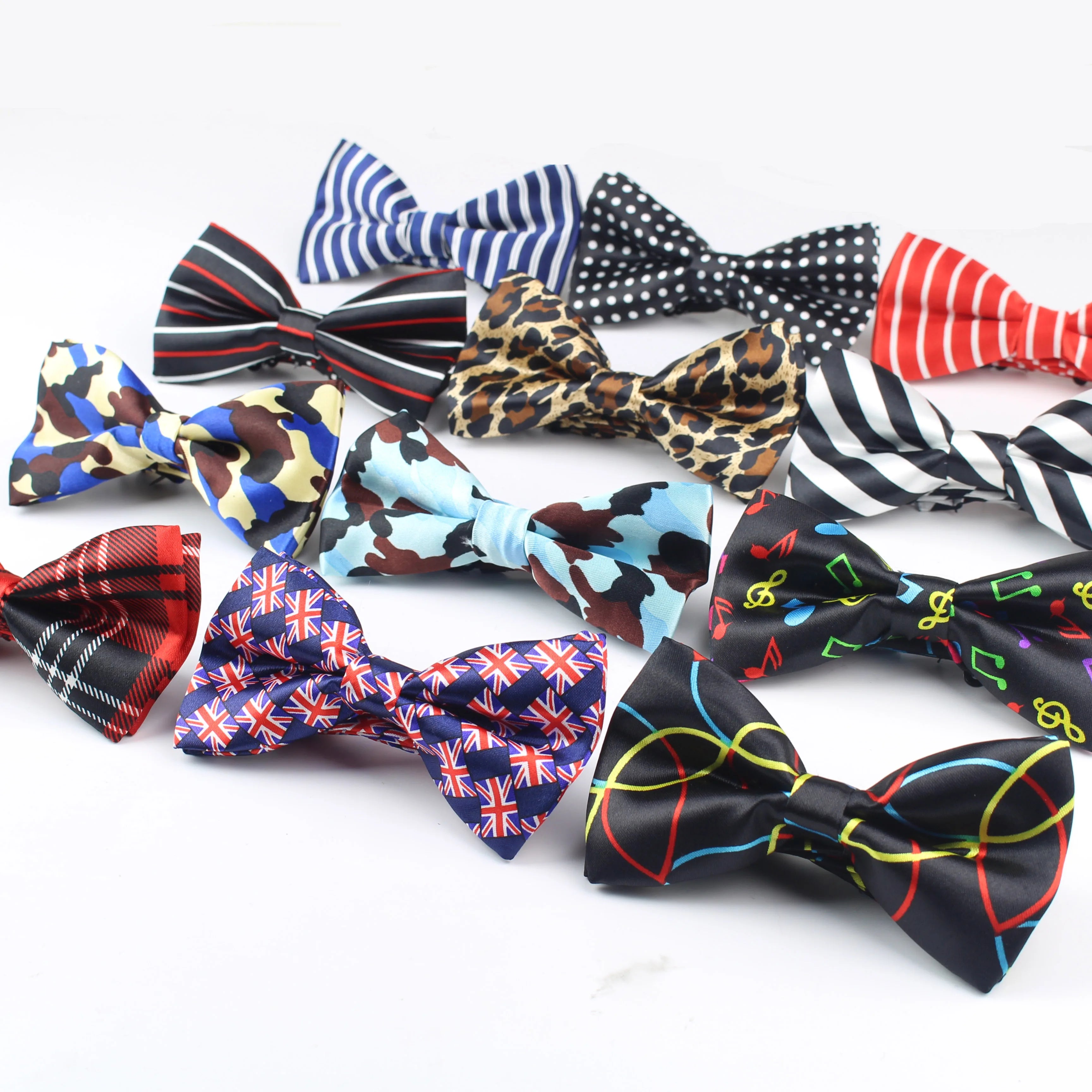 2019 Men's Bow Tie High Quality Flexible Bowtie Smooth Necktie Soft Matte Butterfly Decorative Pattern Solid Color Ties