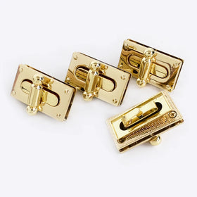 Deepeel BS117 43*23mm Handbag Hardware Accessories Closure Twist Lock Buckle Bag Turn Lock