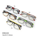 Manufacturers Double Color Print Unisex Optical Glasses Frame Fashion Lightweight Computer Glasses Custom Logo Acetate Diamond