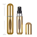 Luxury 5ml Travel Perfume Bottle Portable Aluminum Refillable Pump Sprayer Bottom Filling Perfume Atomizer Devli DL-006