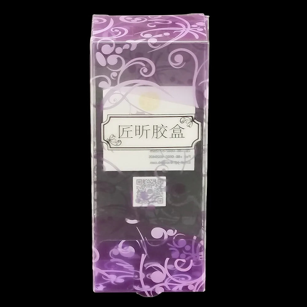Custom Luxury PVC PET PP Plastic Packaging Box for Wig Cosmetic