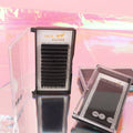 Free Sample of Customized 5-25mm Length Soft Black Russian Lash Extensions 0.5mm Thickness Cashmere Volume Lashes