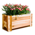 Acacia Wooden Planter Box Rectangular Wood Planter   Acacia Wood Plant Stand for Indoor or Outdoor Gardening