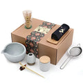 Premium Japanese Tea Gift Set Accessories Including Whisk Bowl Holder and Scoop Bamboo Matcha Whisk Sets for Matcha