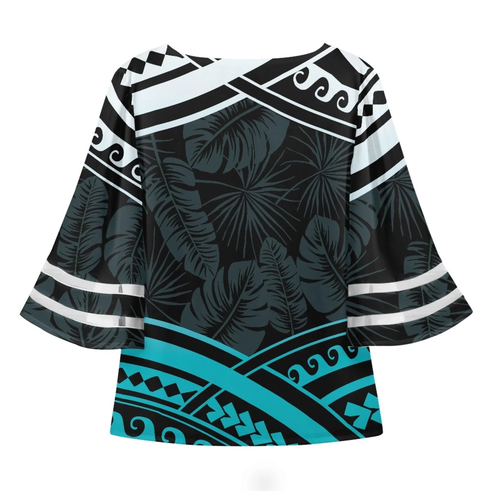 Custom Print on Demand Ladies t Shirt Plus Size Polynesian Tribal Clothing Women's Tops and Blouses Casual Samoan Tattoo T-shirt