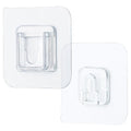 Transparent PVC Double-Sided Adhesive Wall Hooks Wall Hooks with Suction Cup Sucker Hook Hanger