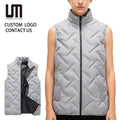 Cheap Wholesale Custom Logo Autumn Winter Trending Men S Warm Sleeveless Vest Waistcoat Stand up Collar Clothing Jackets