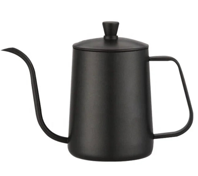 600ml Custom logo Manufactures Pour Over Coffee Maker Tea Kettle Gooseneck Stainless Steel Drip Kettle Coffee Pot
