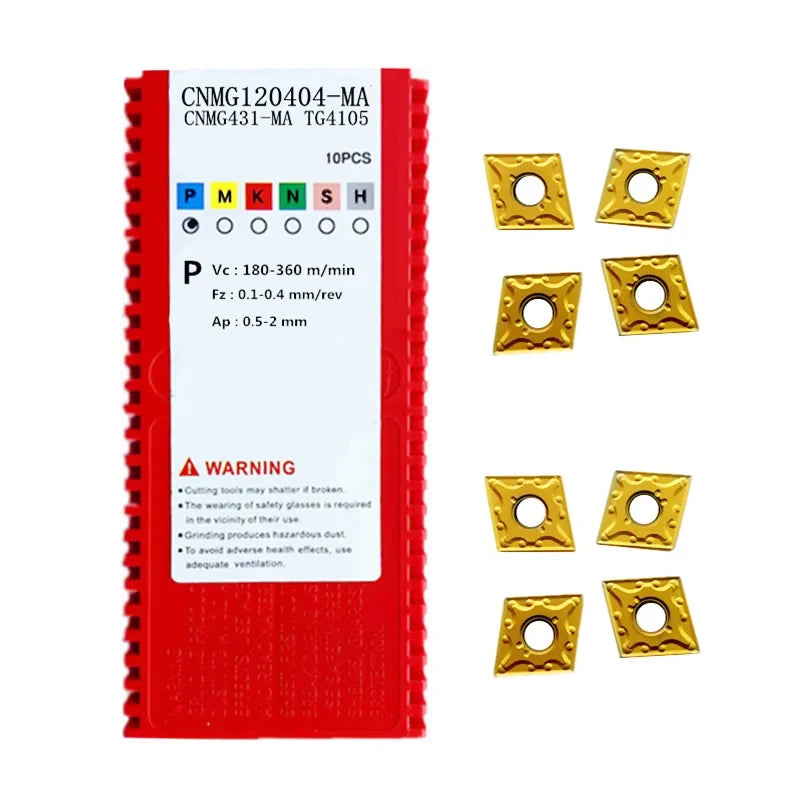 IRON ROOT Customizable CNMG TG4105 Series CNC Lathe Tool CVD Coating Tungsten Carbide Inserts HRC45 Hardness Steel Turning OEM