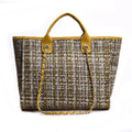 Summer Large Capacity Women Chain Bag Handbags for Female Fashion Shoulder Beach Luxury Designer Tote Ladies Hand Bags Canvas