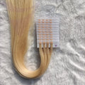 2025 Latest Invention Natural Virgin Human Hair Extensions Russian Bone Straight Braiding for V Light Hair Extensions