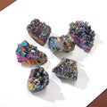 Wholesale Natural Gemstones Rainbow Aura Crystal Cluster Aromatherapy Base Home Deco