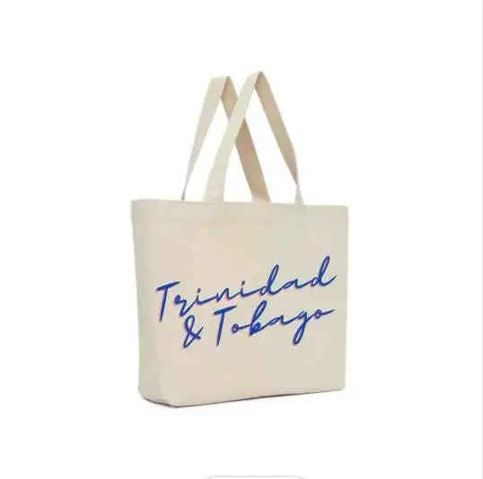 Custom Design Natural Color 100% Cotton Canvas Tote Bag With Zipper