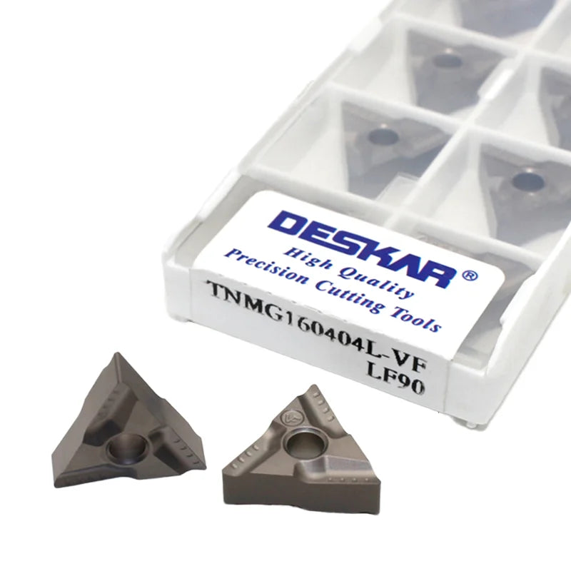 For DESKAR CNC Lathe Carbide Inserts Cermet Blade Turning Tools Machining TNMG160404R 160404L 160408R-VF LF90 High Finish OEM
