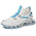 Explosive Large Size Breathable Mesh Upper Blade Sole Sneakers Men's Fashion Casual Running Walking Spring Autumn Winter
