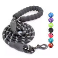 Best-Selling Striped Style Reflective Dog Leash Fast Delivery Strong Nylon Braided Padded Reflective Dog Lead