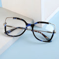 Custom Eyewear Wholesale Factory Supplier Vintage Triangle 2022  Women Acetate With Metal Manufactures Eye Frame Optical Glasses