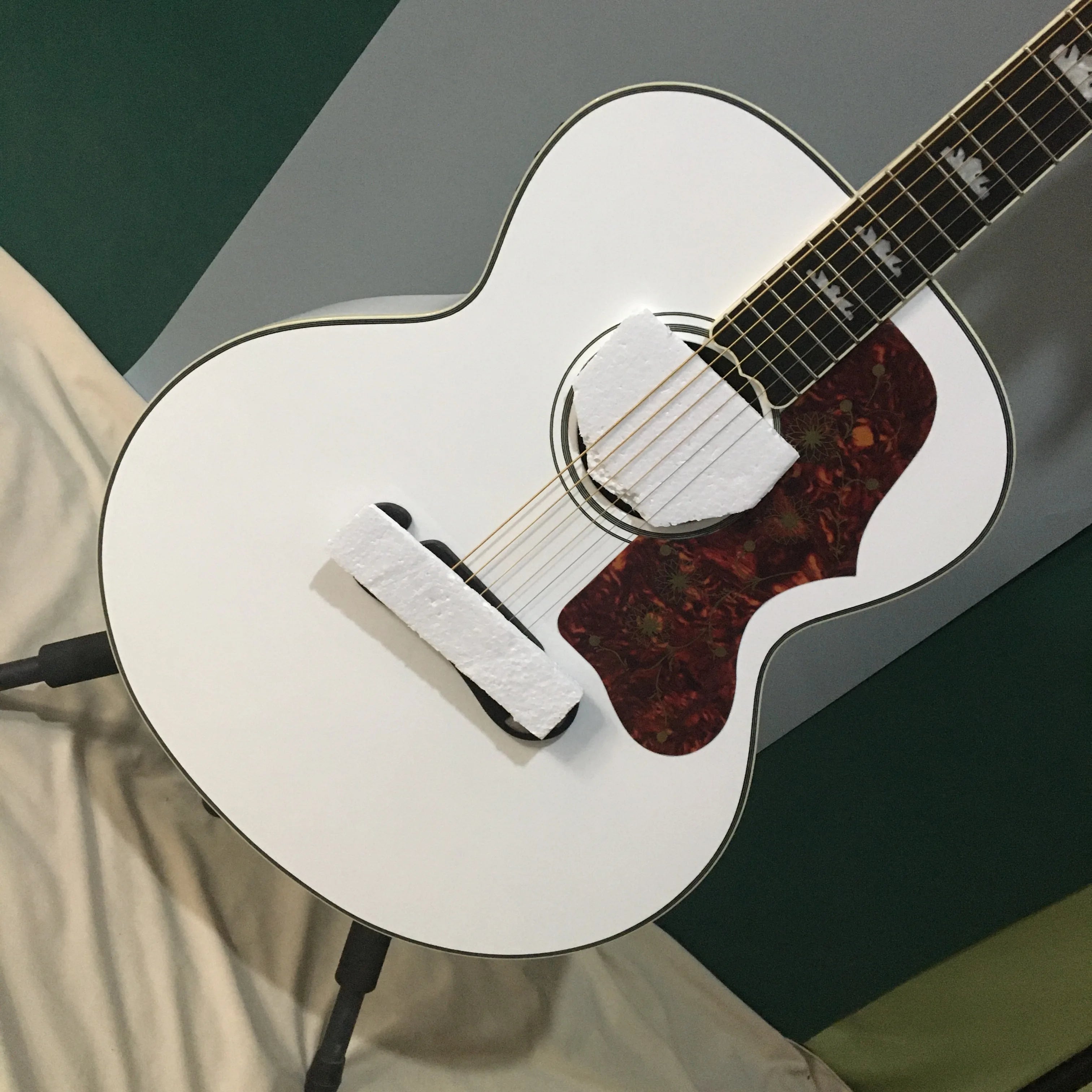 SJ200 of 43-Inch Handmade Acoustic Guitar Spruce Body W/301 EQ Technology Free Ship
