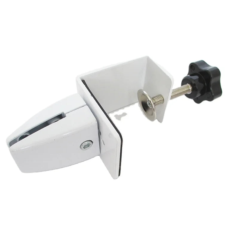 White Fixed Panel Ctp Screen Clip Clamp for Wall to Glass