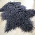 High Quality Mongolian Sheepskin Tibetan Lamb Skin Fur Rug Grade Eco-Friendly ECO-TAN Process Durable Artistic Living Padding