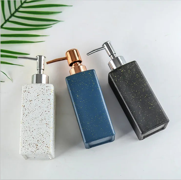 Customise 350ml 500ml Glass Pump Bottle Lotion Liquid Soap Dispenser for Liquid Soap Shampoo Hair Conditioner
