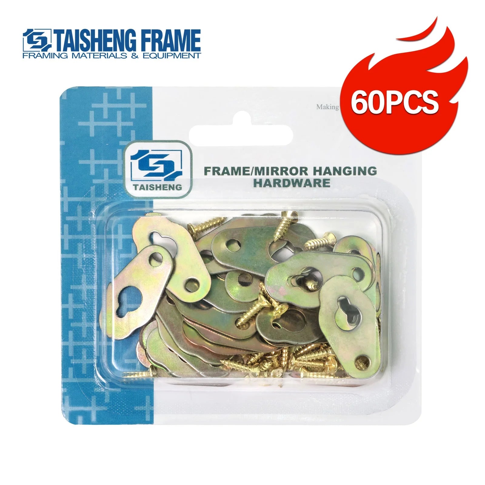 60PCS TS-K121 Hanger Set Photo Frame Fittings Wall Photo Hanger Picture Frame Hook