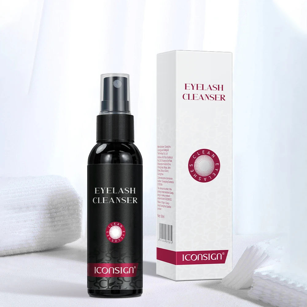 IRA-009 Iconsign Eyelash Extension Cleaner 60ml Eyelash Extension Cleansing With Private Label