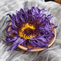 Blue Lotus Flower Handmade Organic Blooming Smokeable Dried Tea Flower of Intuition for Lucid Dream Custom Label Single Tea Bag