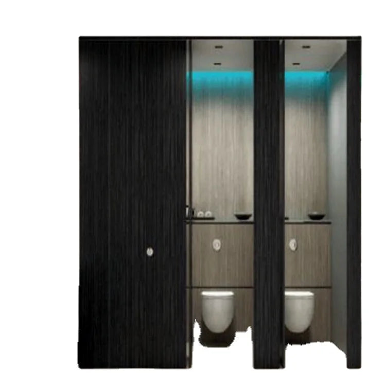 Modern Design Phenolic Core WC Partition Walls Ultimate Privacy Cubicle for School Gym Office Hospital Furniture-Factory Direct
