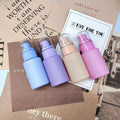 Transparent Lid Macaron Powder Base Liquid Bottle 30ml Cosmetics Dispense Bottle Portable Travel Emulsion Bottle in Stock