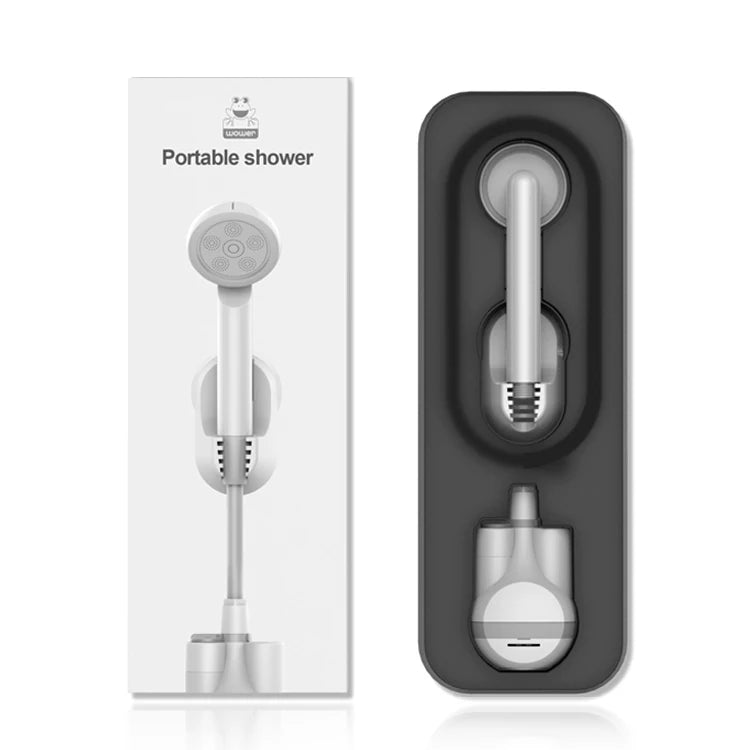 Portable Camping Outdoor PVC Shower Bidet Sprayer Rechargeable Shower Pump for Hygiene Cleaning Showering Climbing & Tour