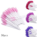 50pcs/pack Disposable Eyelash Brush Eyelash Makeup Brush Mascara Wand Eyelash Extension Beauty Tools
